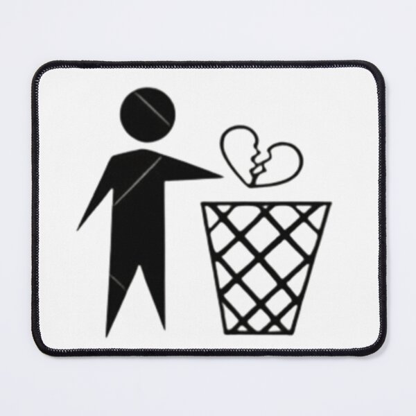 Item preview, Throwing Away Broken Heart Minimalist Graphic designed and sold by Uniquely Worlds.