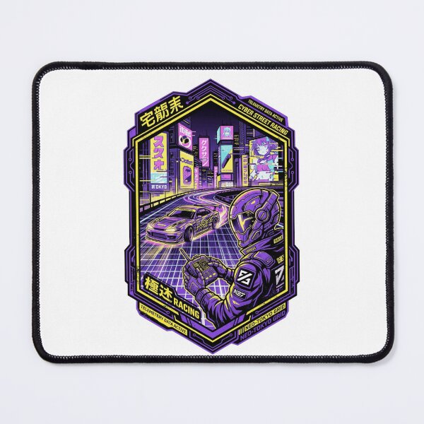 Item preview, Cyberpunk JDM Drift Car Neo Tokyo Street Racing Synthwave Aesthetic designed and sold by mood-draftsman.