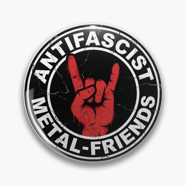 Item preview, Antifascist Metalheads - Linke Antifa Merch designed and sold by LoFizzy.