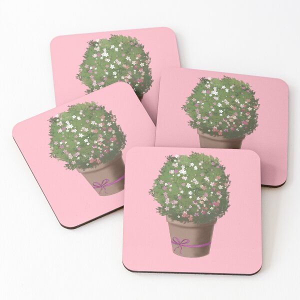 Item preview, Potted Plant - Cherry Blossom Pink BG designed and sold by lavenderXblue.
