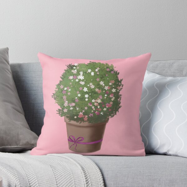 Item preview, Potted Plant - Cherry Blossom Pink BG designed and sold by lavenderXblue.