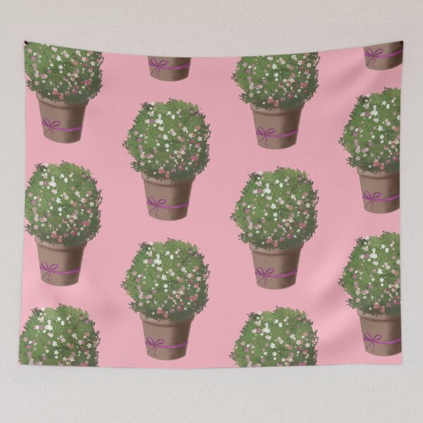 Item preview, Potted Plant - Cherry Blossom Pink BG designed and sold by lavenderXblue.