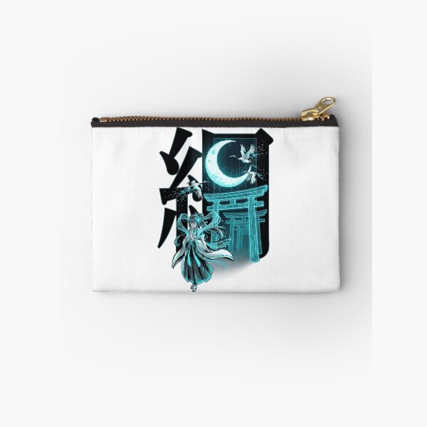 Item preview, Cyberpunk Shrine Maiden Miko Kanji Neon Torii Gate Moon Anime Aesthetic designed and sold by mood-draftsman.