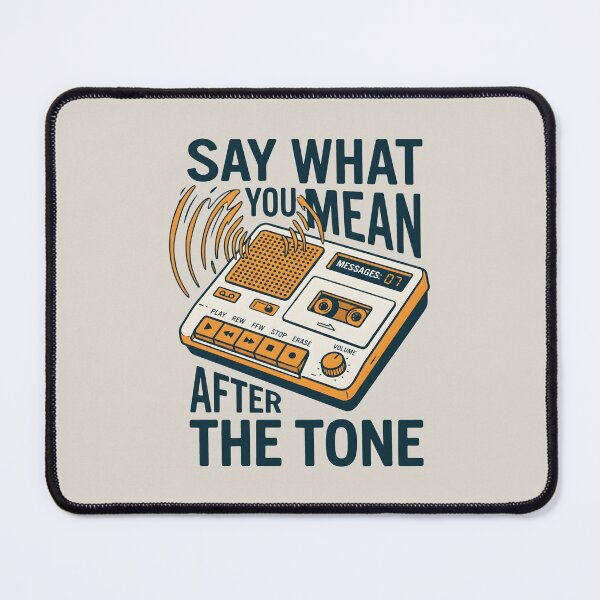 Item preview, Retro Answering Machine - Vintage Tech Aesthetic Audio Nostalgia designed and sold by SplashTastic.