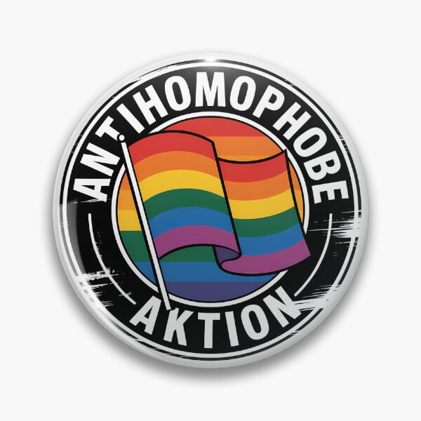 Item preview, Antihomophobe Aktion - Linke Antifaschismus Merch designed and sold by LoFizzy.