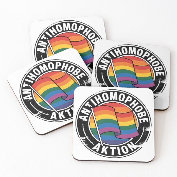 Item preview, Antihomophobe Aktion - Linke Antifaschismus Merch designed and sold by LoFizzy.