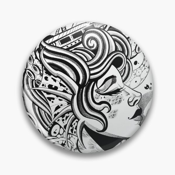 Item preview, Woman in a boat, Art Nouveau designed and sold by 7Delamancha.