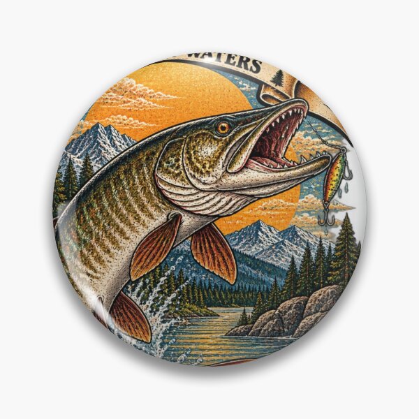 Item preview, Muskellunge Northern Waters designed and sold by KrungiT Design .