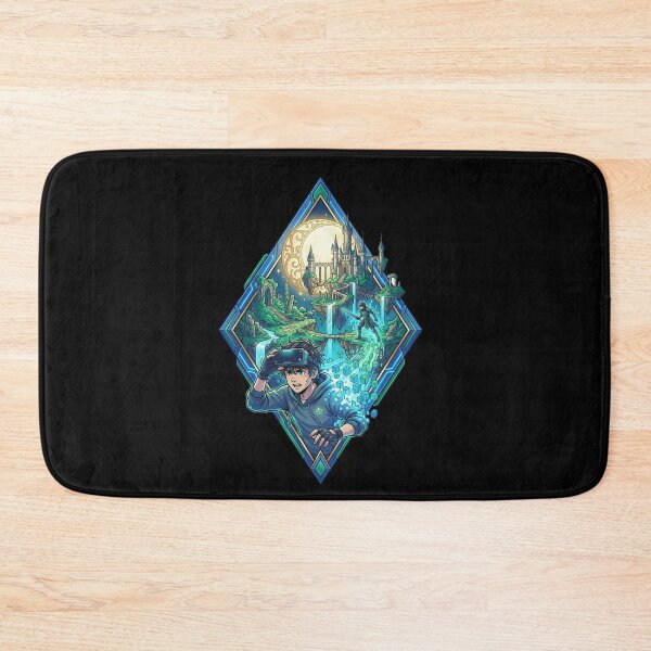 Item preview, VR Gamer Isekai Fantasy RPG Anime Virtual Reality Cyber Aesthetic designed and sold by mood-draftsman.