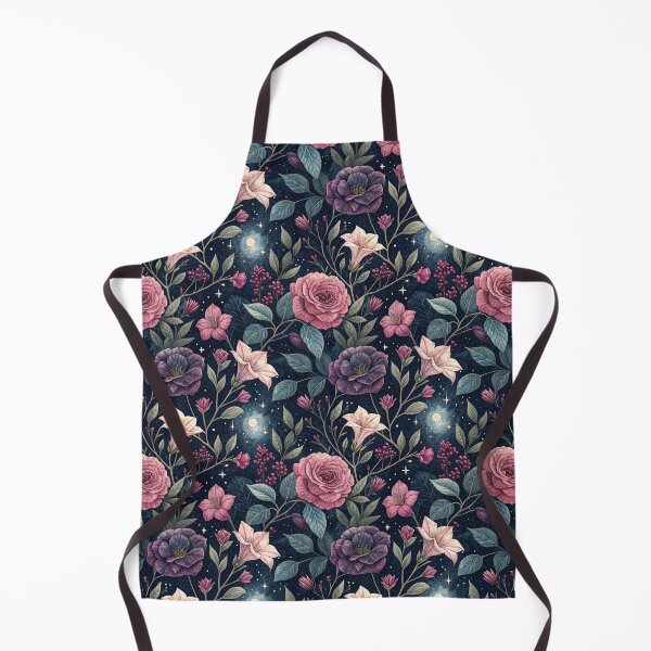 Item preview, Midnight Botanical Garden – Pink And Purple Peonies Under The Full Moon  designed and sold by Whimsical Wayfarer.