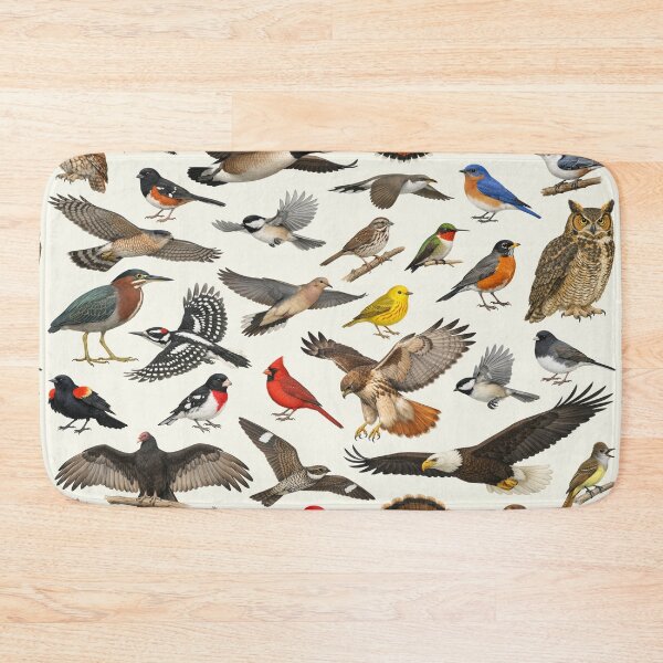 Item preview, Native Birds of Ohio Retro Identification Chart designed and sold by kakarikihill.