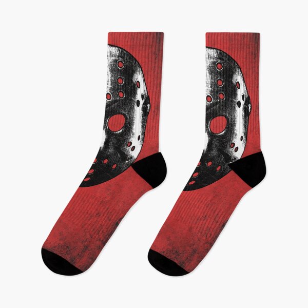 Item preview, Slasher Hockey Mask Red Dark Halloween Horror designed and sold by Ghoul Enterprises.
