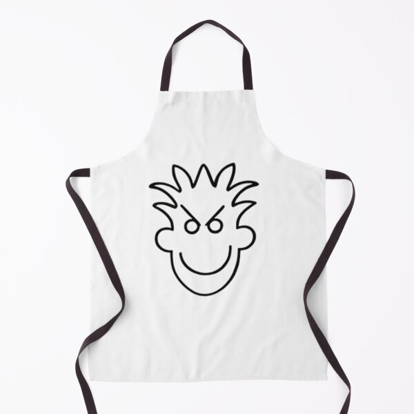 Item preview, Spiky Hair Evil Smile Face Graphic designed and sold by Uniquely Worlds.