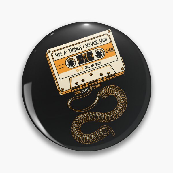 Item preview, Cassette Tape Cable - Audiophile Music Enthusiast Vintage Tape designed and sold by SplashTastic.