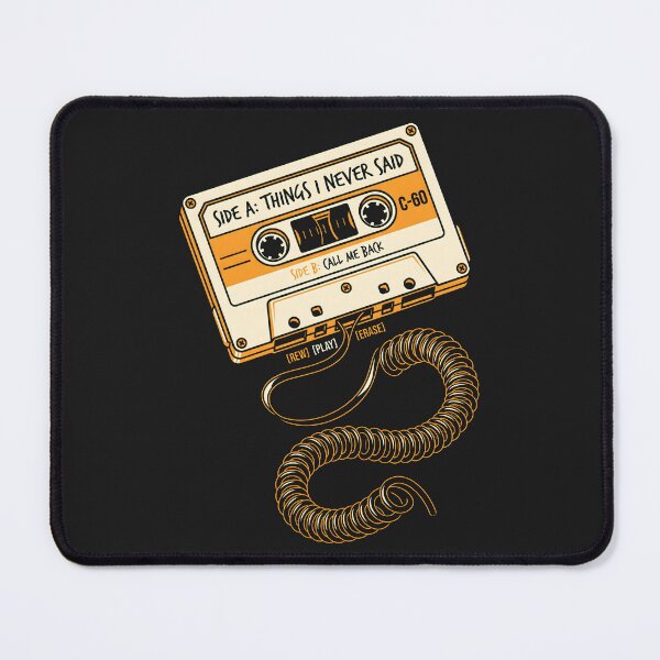 Item preview, Cassette Tape Cable - Audiophile Music Enthusiast Vintage Tape designed and sold by SplashTastic.