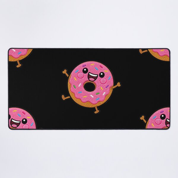 Item preview, Funny Donut Kawaii Embroidery Patch Illustration designed and sold by ColorSplash123.