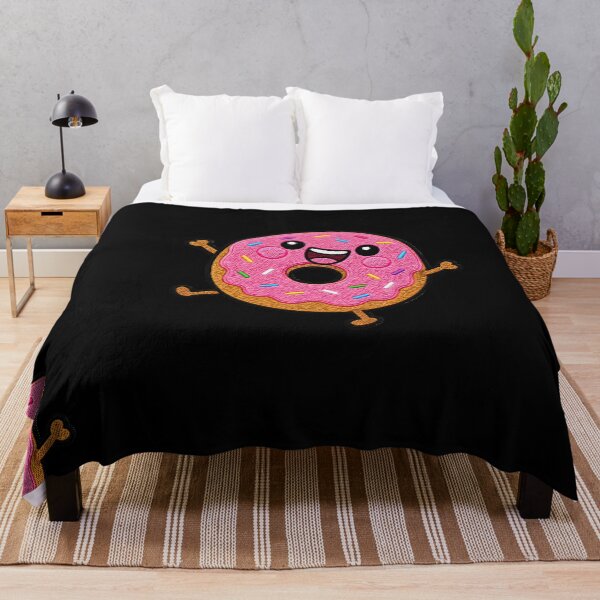 Item preview, Funny Donut Kawaii Embroidery Patch Illustration designed and sold by ColorSplash123.