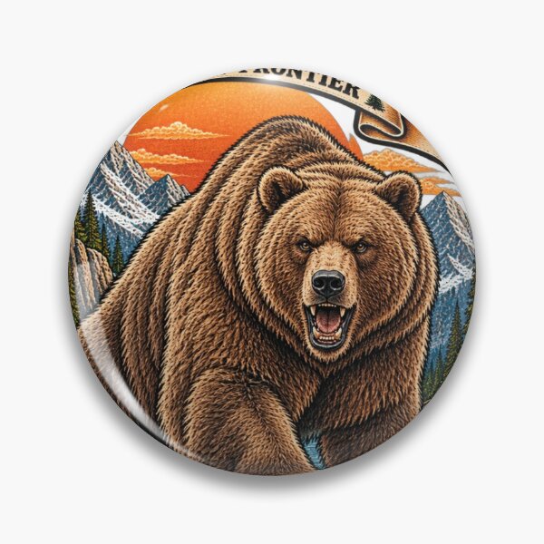 Item preview, Grizzly Mountain Frontier designed and sold by KrungiT Design .