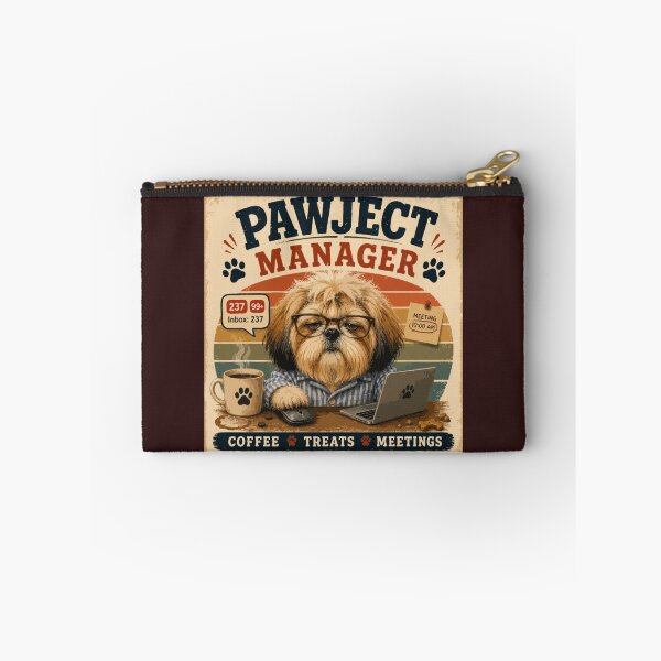 Item preview, Pawject Manager Funny Shih Tzu designed and sold by PawsAndPallette .