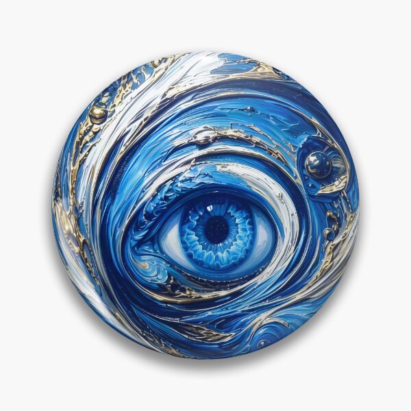 Item preview, Blue-Eyed Whirlpool 2 designed and sold by O'clock Vibes.