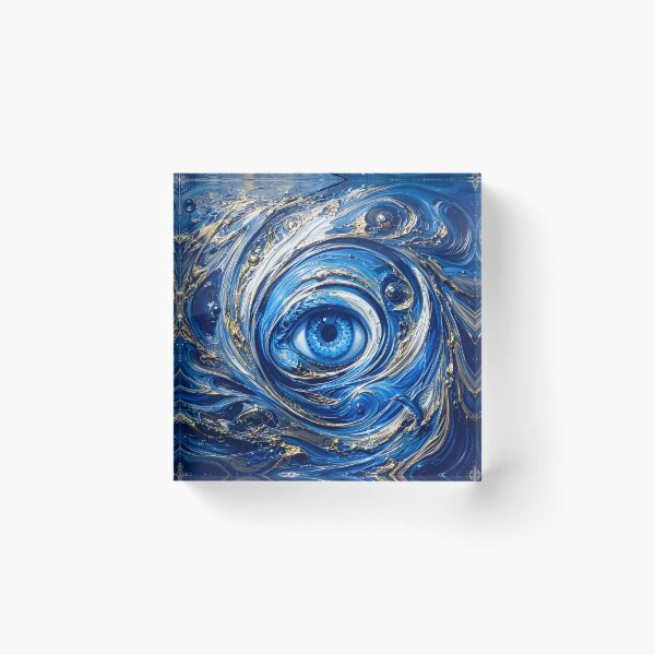 Item preview, Blue-Eyed Whirlpool 2 designed and sold by O'clock Vibes.