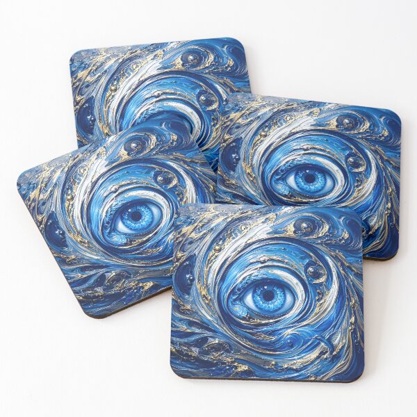 Item preview, Blue-Eyed Whirlpool 2 designed and sold by O'clock Vibes.