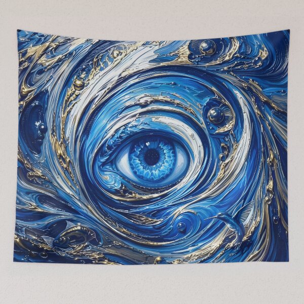 Item preview, Blue-Eyed Whirlpool 2 designed and sold by O'clock Vibes.