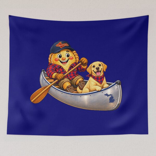 Item preview, Pastyman & Sunny | Canoe Trip in Michigan designed and sold by FreshWaterWares.