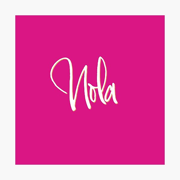 Item preview, NOLA personalized type design designed and sold by CharlottePlaceArt.