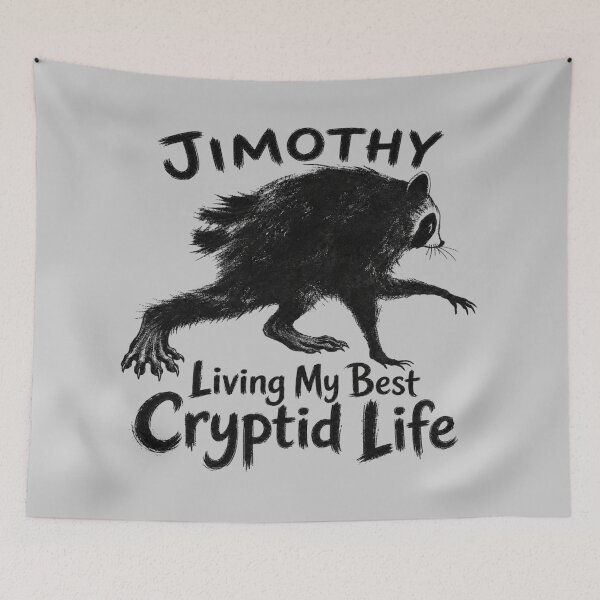 Item preview, Jimothy - Living My Best Cryptid Life designed and sold by Shy Fractal Designs.