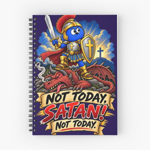 Item preview, Not Today, Satan! Not Today. The Thinglings and TheBibleStop crossover design designed and sold by TheThinglings.