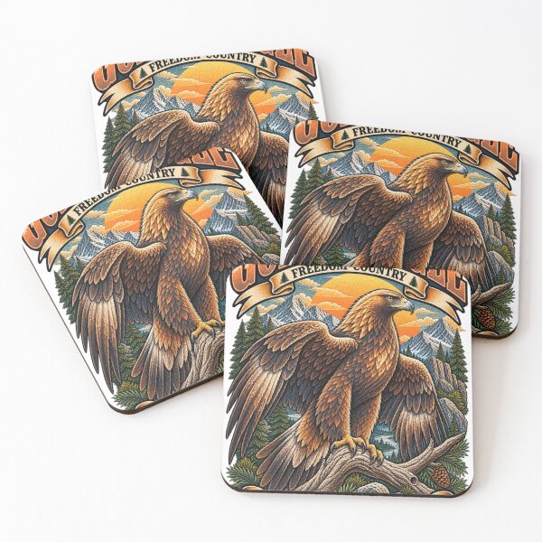 Item preview, Golden Eagle Freedom Country designed and sold by KrungiT Design .