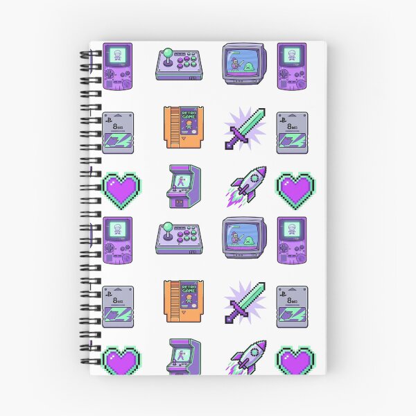 Item preview, Retro 8-Bit Gaming Nostalgia Pastel Arcade Gamer 90s Sticker Pack designed and sold by mood-draftsman.