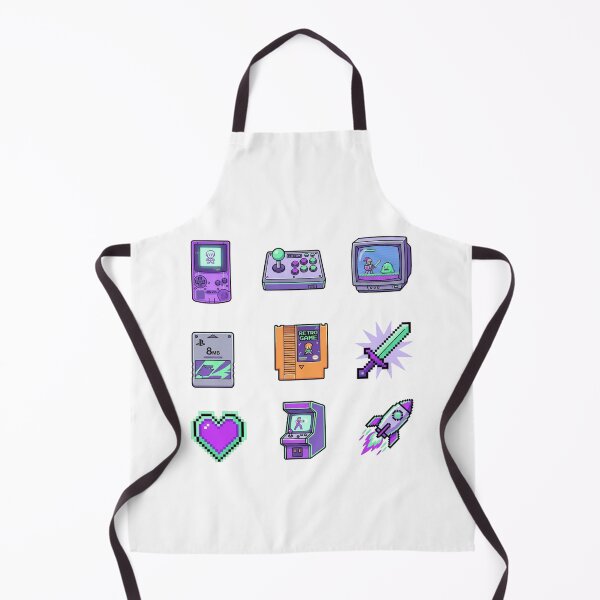 Item preview, Retro 8-Bit Gaming Nostalgia Pastel Arcade Gamer 90s Sticker Pack designed and sold by mood-draftsman.