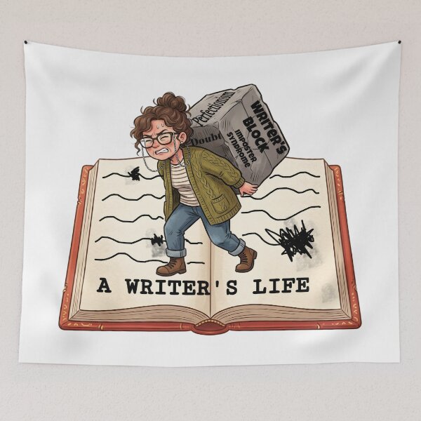 Item preview, A Writer's Life  designed and sold by The She Shed.