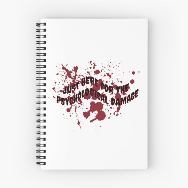 Item preview, Just Here for the Psychological Damage | Funny Thriller Reader designed and sold by Wardapotomus.