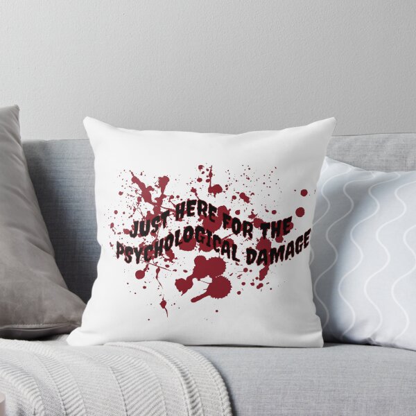 Item preview, Just Here for the Psychological Damage | Funny Thriller Reader designed and sold by Wardapotomus.