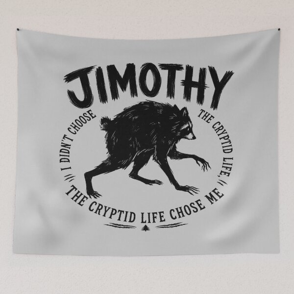 Item preview, Jimothy - The Cryptid Life Chose Me designed and sold by Shy Fractal Designs.