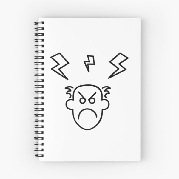 Item preview, Angry Face with Lightning Bolts designed and sold by Uniquely Worlds.