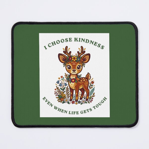Item preview, I Choose Kindness Deer Illustration designed and sold by amusefullife.