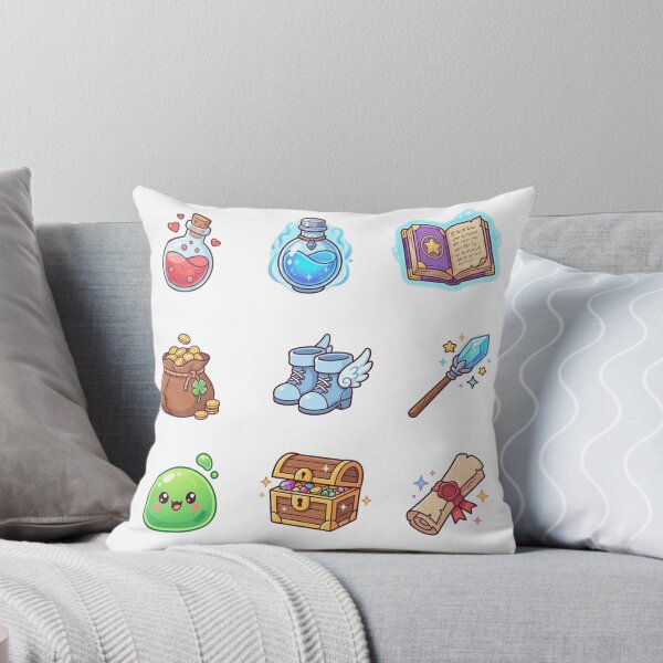 Item preview, Cute Fantasy RPG Items Kawaii Magic Quest Gamer Sticker Pack designed and sold by mood-draftsman.