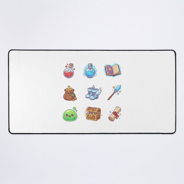 Item preview, Cute Fantasy RPG Items Kawaii Magic Quest Gamer Sticker Pack designed and sold by mood-draftsman.