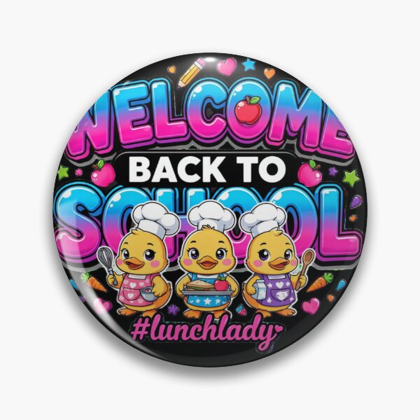 Item preview, Welcome Back to School Lunch Lady Cute Duck Chef School Cafeteria designed and sold by Zizo-DR44.