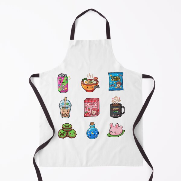 Item preview, Cute Gamer Snacks Kawaii Anime Food Boba Ramen Pixel Sticker Pack designed and sold by mood-draftsman.