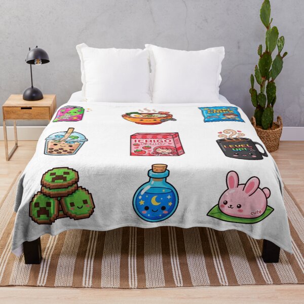 Item preview, Cute Gamer Snacks Kawaii Anime Food Boba Ramen Pixel Sticker Pack designed and sold by mood-draftsman.