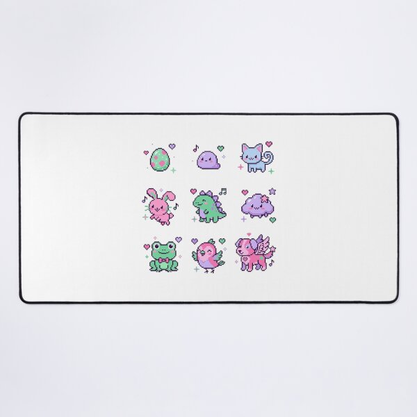 Item preview, Cute 8-Bit Pixel Animals Kawaii Pastel Tamagotchi Gamer Sticker Pack designed and sold by mood-draftsman.