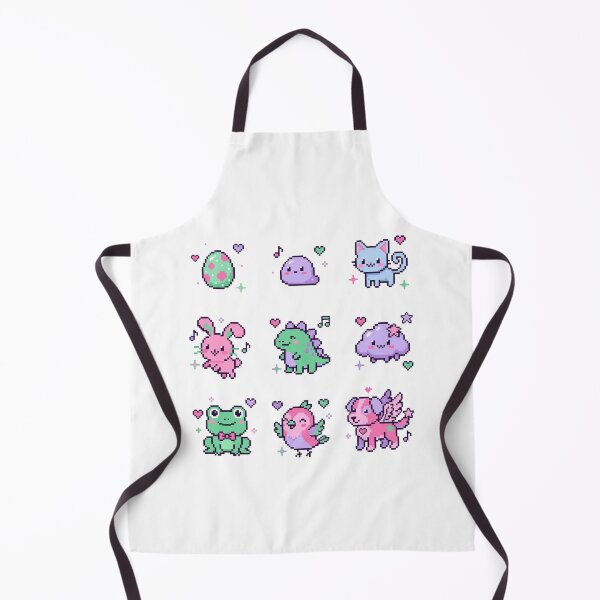 Item preview, Cute 8-Bit Pixel Animals Kawaii Pastel Tamagotchi Gamer Sticker Pack designed and sold by mood-draftsman.