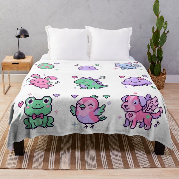 Item preview, Cute 8-Bit Pixel Animals Kawaii Pastel Tamagotchi Gamer Sticker Pack designed and sold by mood-draftsman.