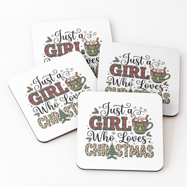 Item preview, Just a Girl Who Loves Christmas designed and sold by Steele-Art.