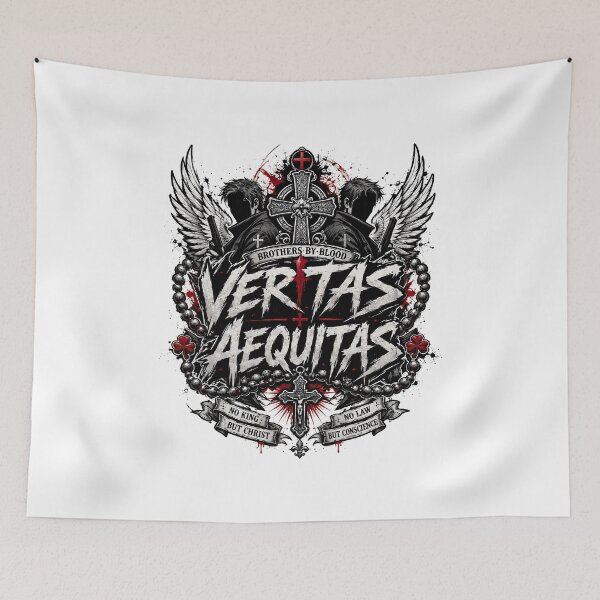 Item preview, The Boondock Saints, The Boondock Saints Veritas Aequitas Brotherhood Gothic Fan Art designed and sold by graphic-genie.